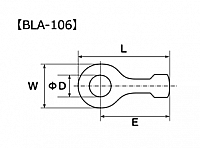 【BLA-106】丸型端子(100個セット)